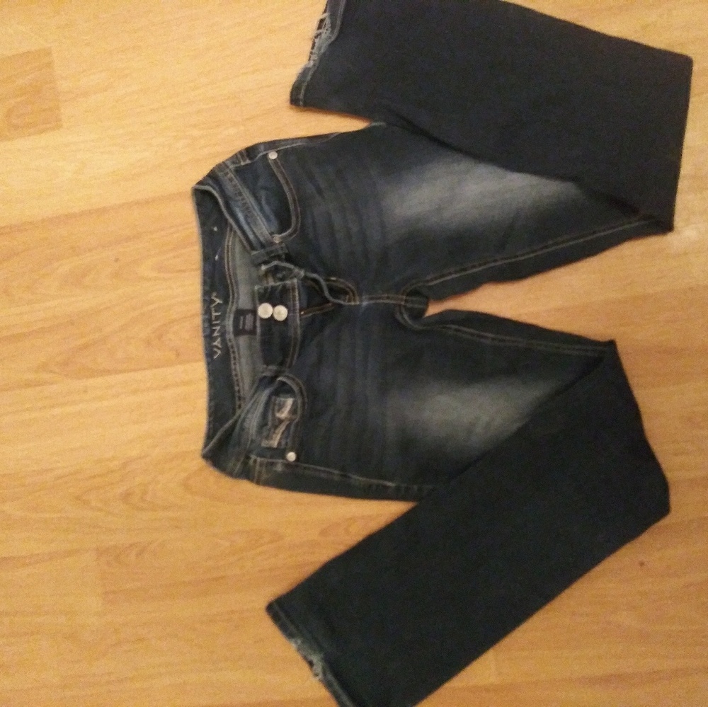 Womens boot cut jeans.